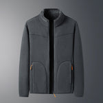 Polaire zippée à col montant, deux faces — coloris