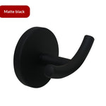 Patère double en zamak, chromée ou noire