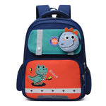 Cartable primaire à écusson animal — lapin ou dinosaure