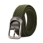 Ceinture tressée élastique homme à boucle ardillon — coloris