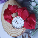 Montre femme à chiffres apparents et bracelet en voile — coloris