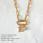 Collier lettre à personnaliser — initiale A à Z, acier inoxy — coloris