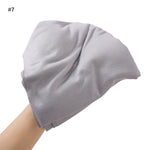 Turban en coton mercerisé grande taille — 33 coloris unis — coloris