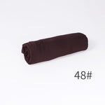 Écharpe unie en mélange coton-lin — respirante, 28 coloris — coloris