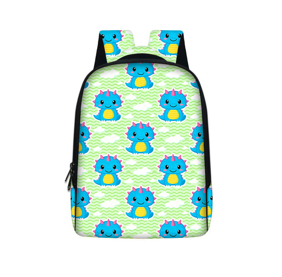 Sac à dos enfant à motif dinosaure — grande contenance