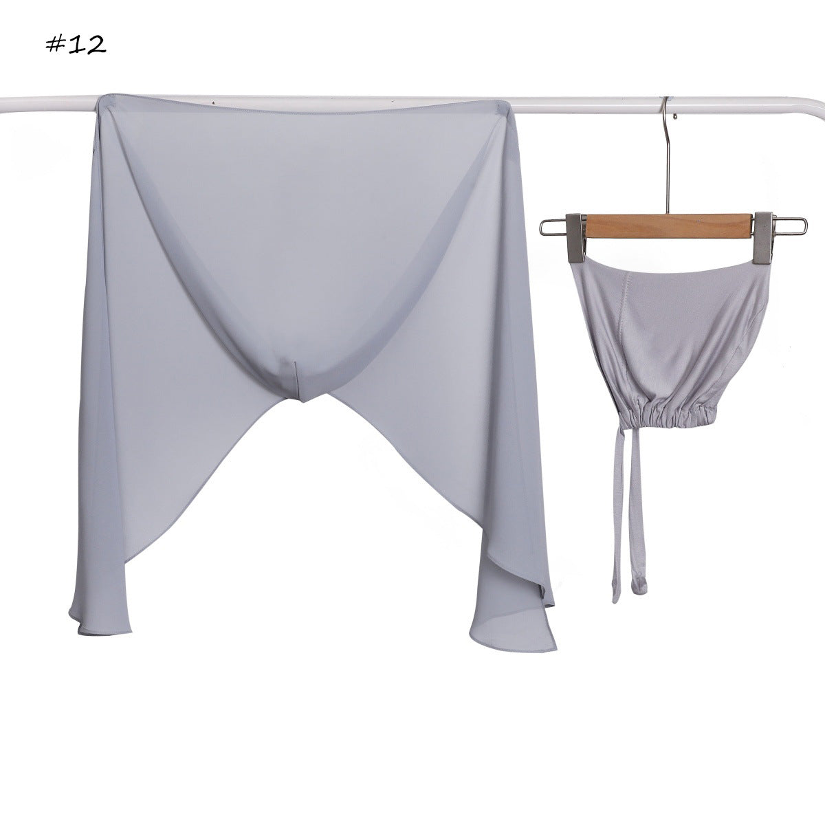 Ensemble capuche et foulard assortis — fermeture magnétique, — coloris