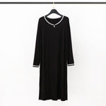 Peignoir long sous le genou — tombé souple