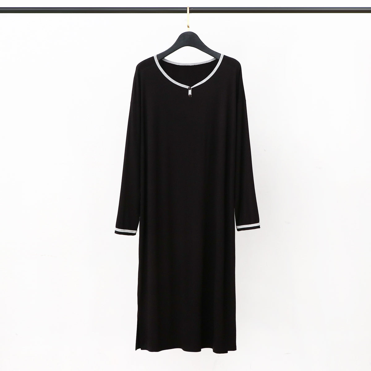 Peignoir long sous le genou — tombé souple