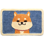 Tapis de bain floqué à motif animalier — coloris
