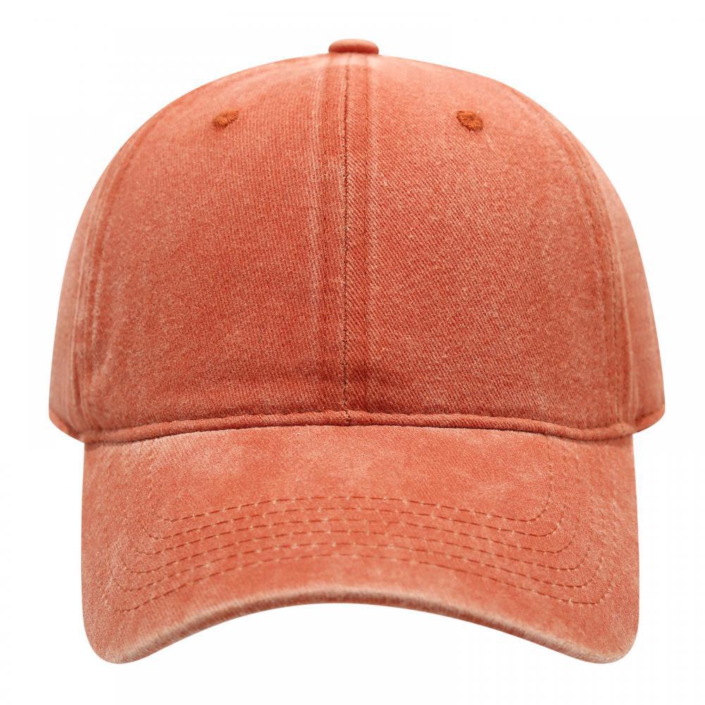 Casquette baseball en coton brodé — visière préformée
