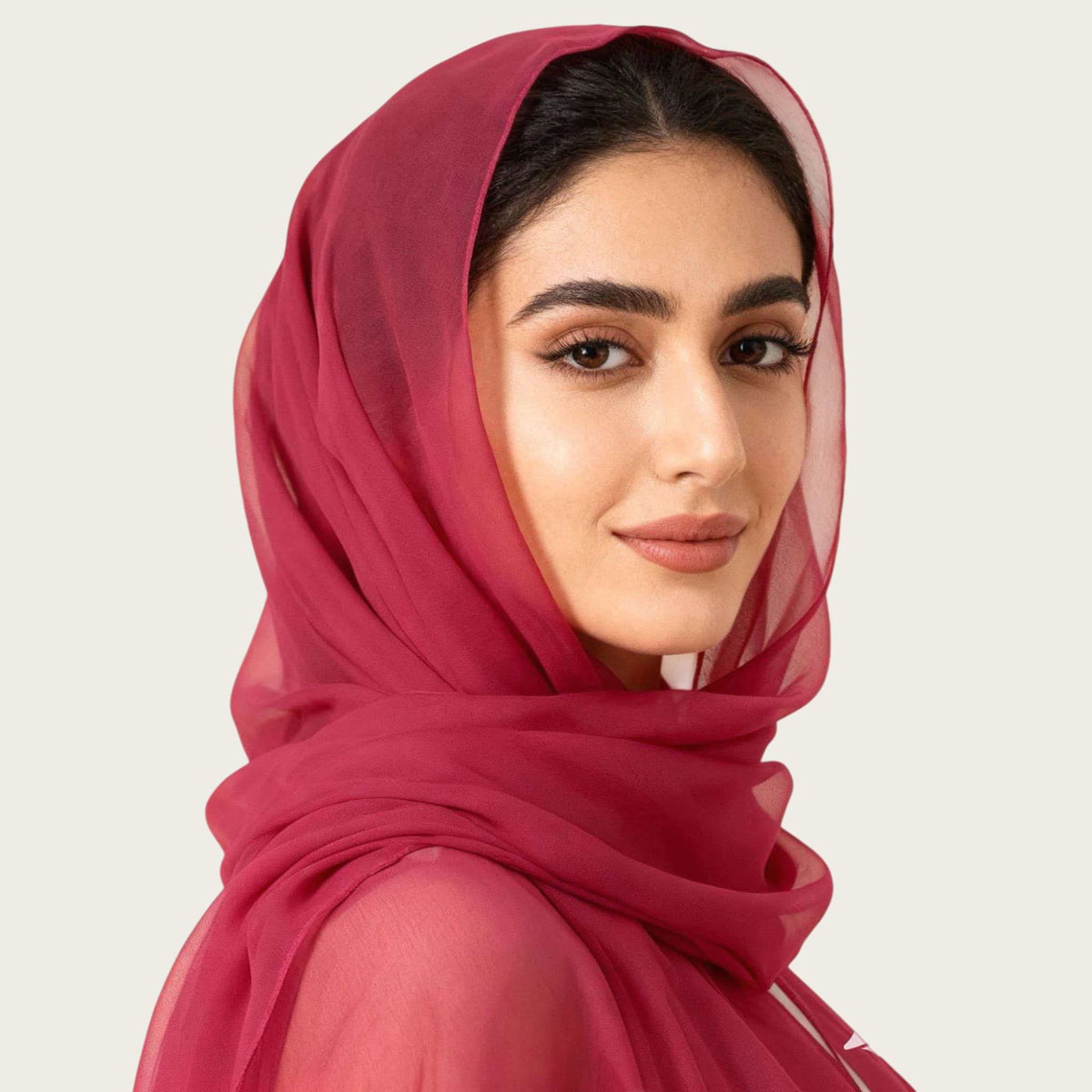 Écharpe en velours de mousseline 70 × 180 cm — 16 coloris un — coloris