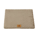Tapis de couchage pour chien en peluche — motif écailles, du S au L