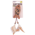 Canne à pêche pour chat, souris et plumes