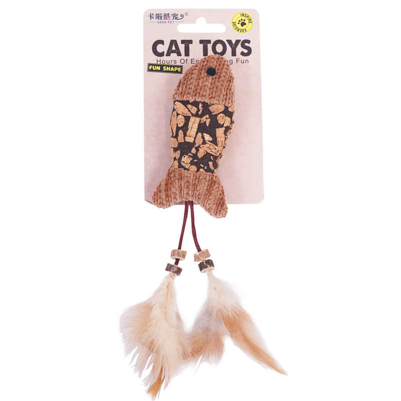 Canne à pêche pour chat, souris et plumes