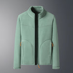 Polaire zippée à col montant, deux faces — coloris