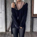 Pull ample en maille côtelée, coupe décontractée
