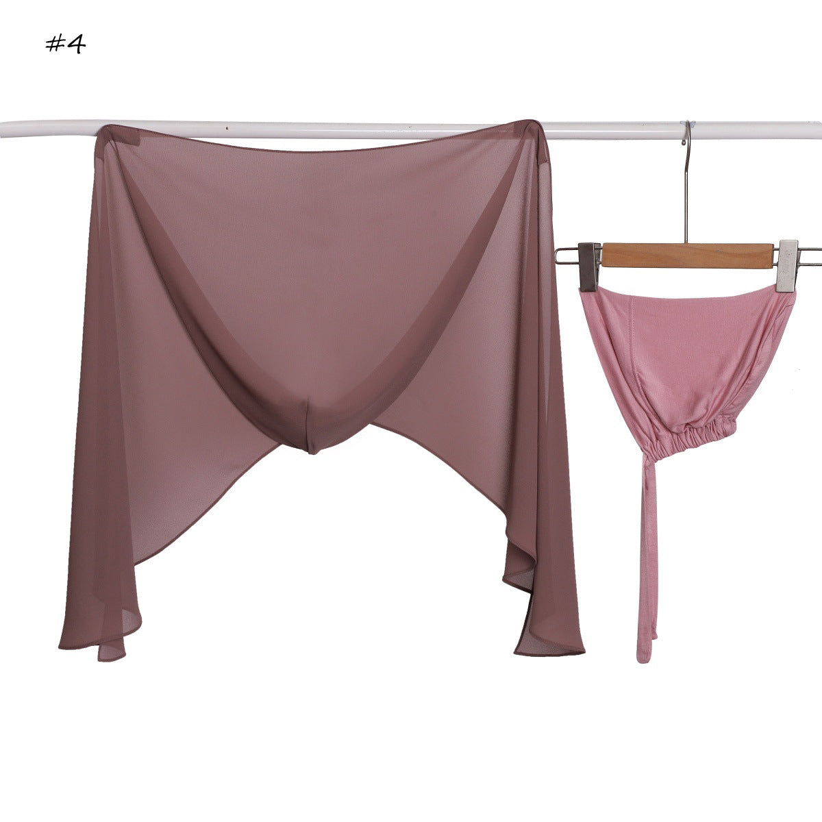 Ensemble capuche et foulard assortis — fermeture magnétique, — coloris