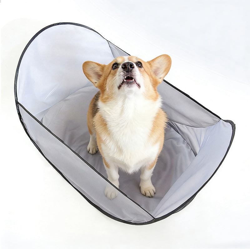 Tente de toilettage pliable, ramasse les poils
