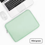 Housse zippée pour ordinateur — six coloris doux — coloris