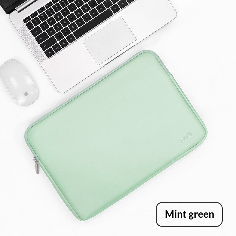 Housse zippée pour ordinateur — six coloris doux — coloris