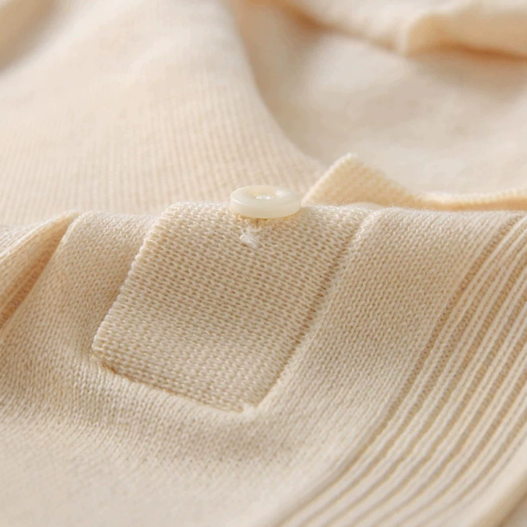 Polo homme en maille fine — ligne italienne