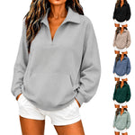 Sweat épaules tombantes — coupe ample, automne-hiver