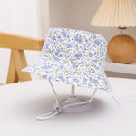 Bob bébé réversible en coton — jugulaire réglable — coloris