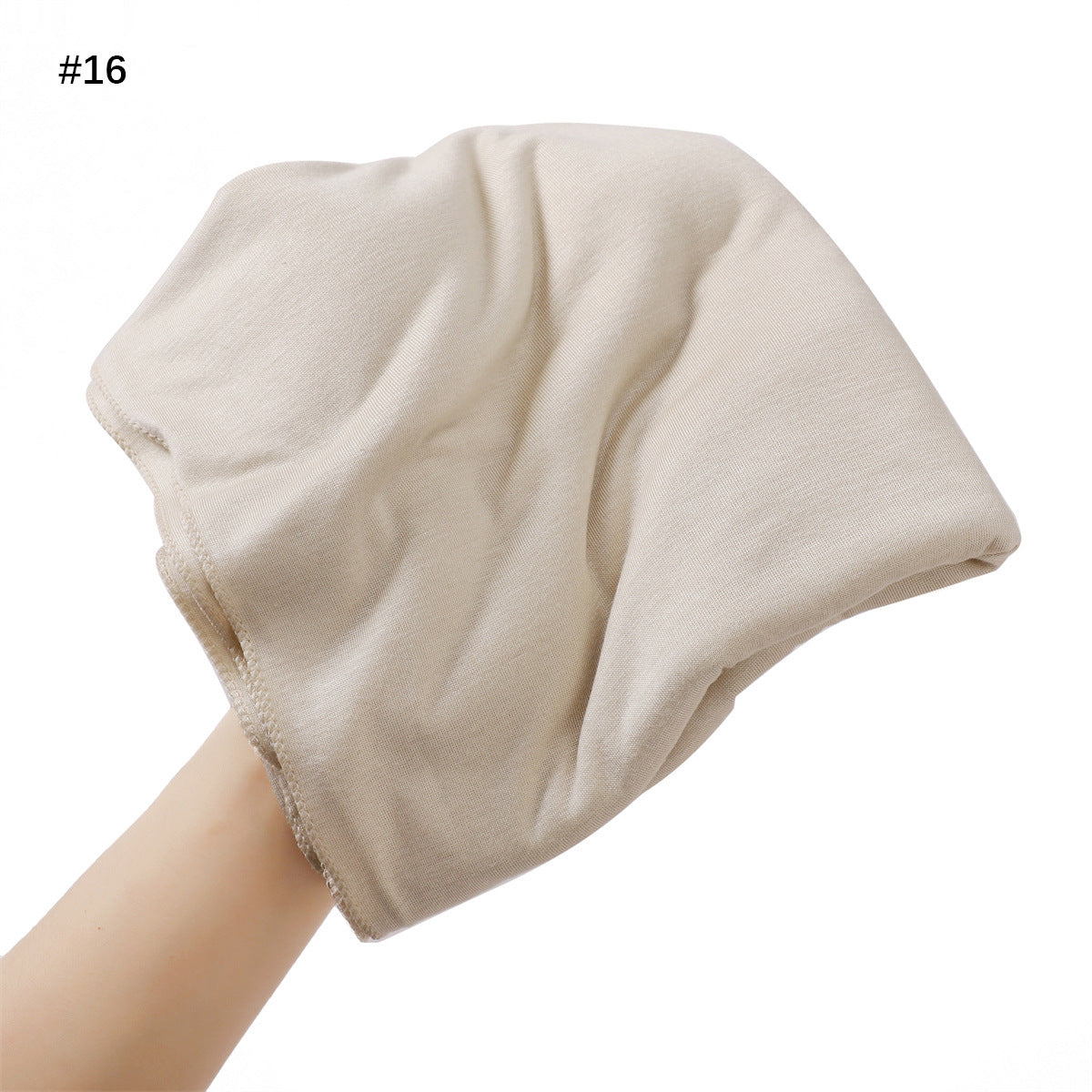 Turban en coton mercerisé grande taille — 33 coloris unis — coloris
