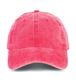 Casquette baseball en coton brodé — visière préformée