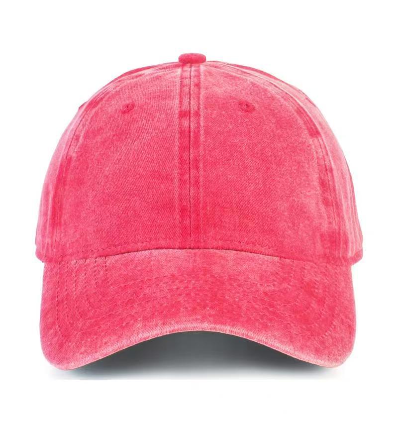 Casquette baseball en coton brodé — visière préformée