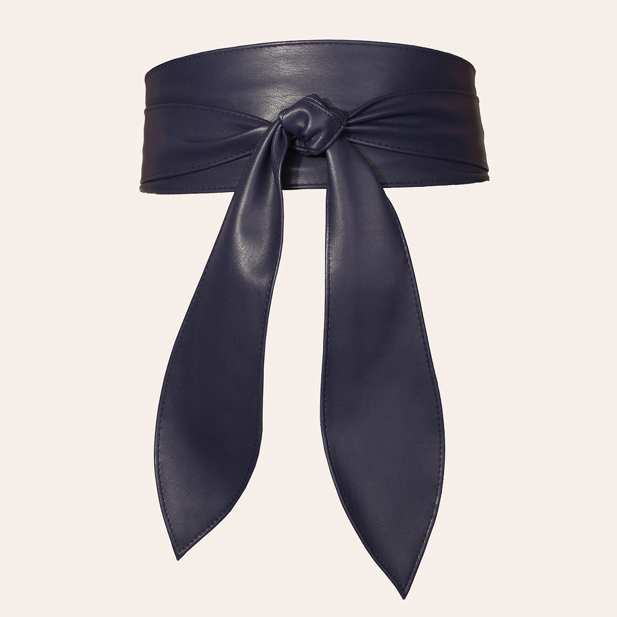 Ceinture large à nouer, longs pans en ruban — coloris