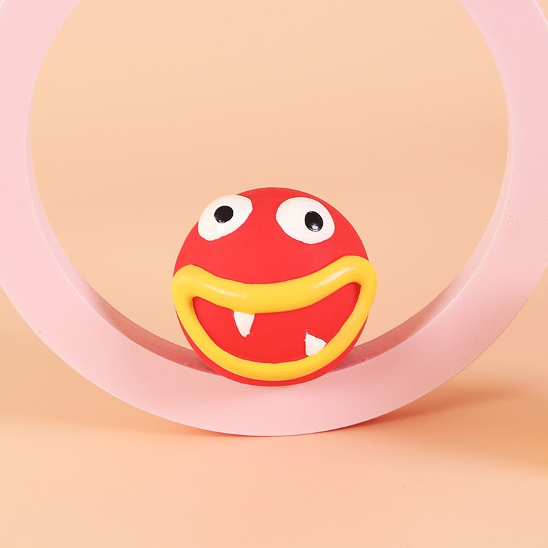 Balles à couiner en latex naturel, petits monstres — coloris