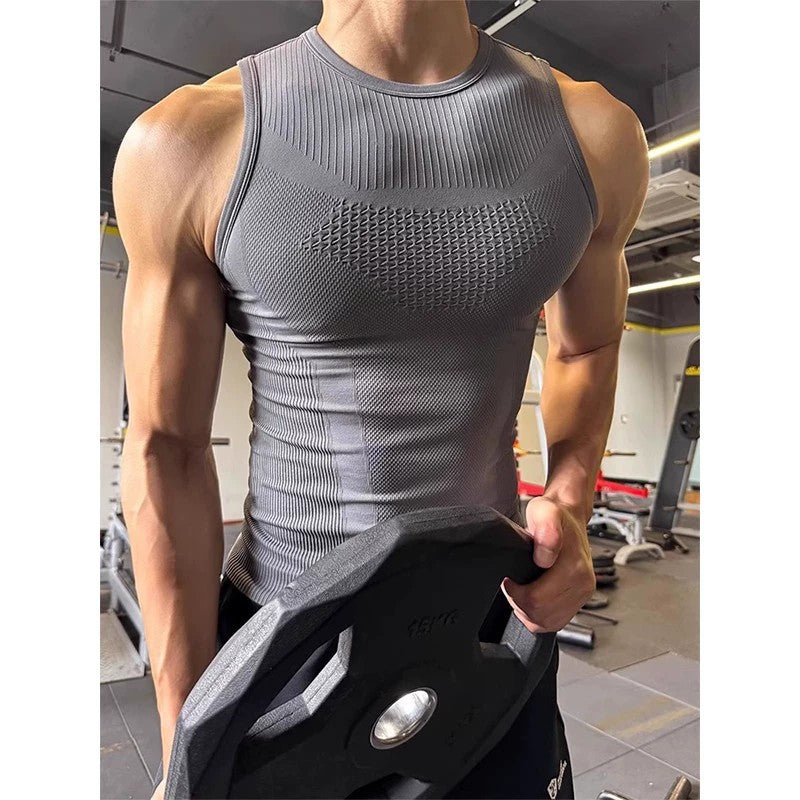 Débardeur de sport homme — dos échancré