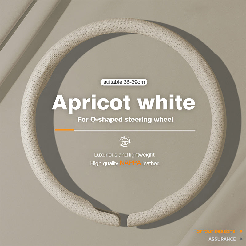 Housse de volant grain agneau — volant rond ou forme D, 38 c — coloris