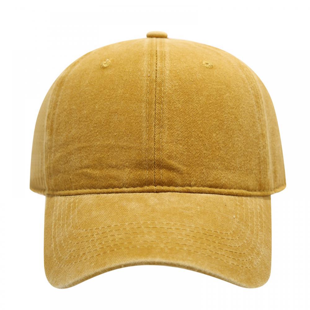 Casquette baseball en coton brodé — visière préformée — coloris