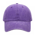 Casquette baseball en coton brodé — visière préformée — coloris