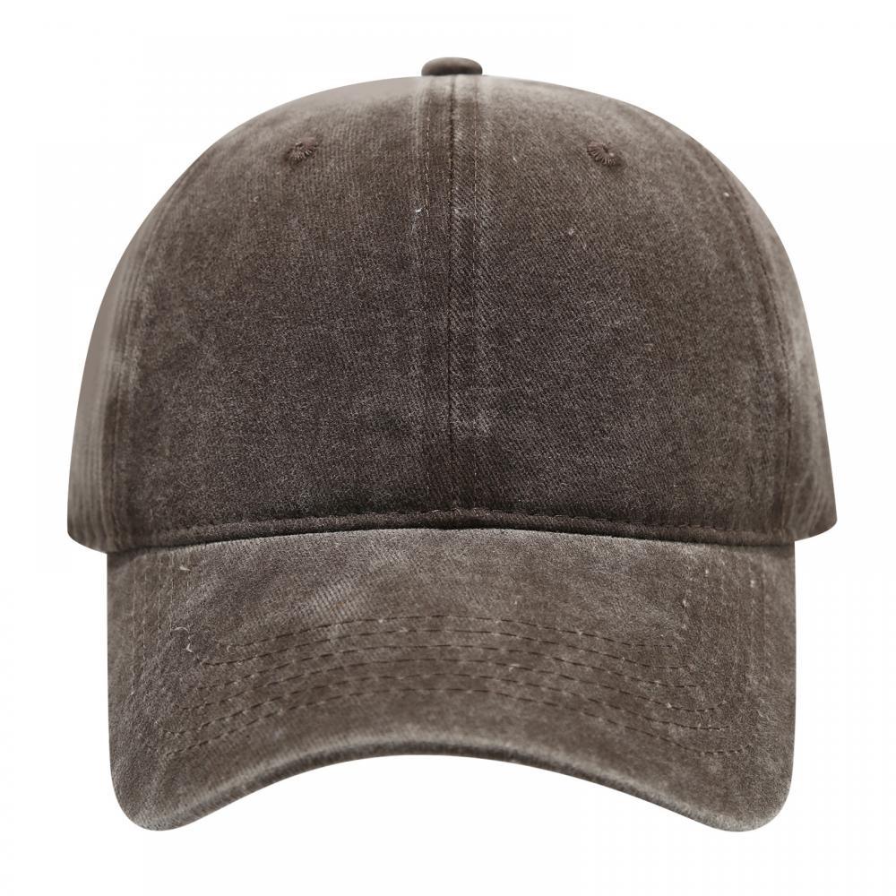Casquette baseball en coton brodé — visière préformée — coloris