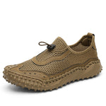 Chaussures homme en mesh respirant — à enfiler, semelle crantée