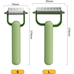 Peigne démêloir double face pour poils longs
