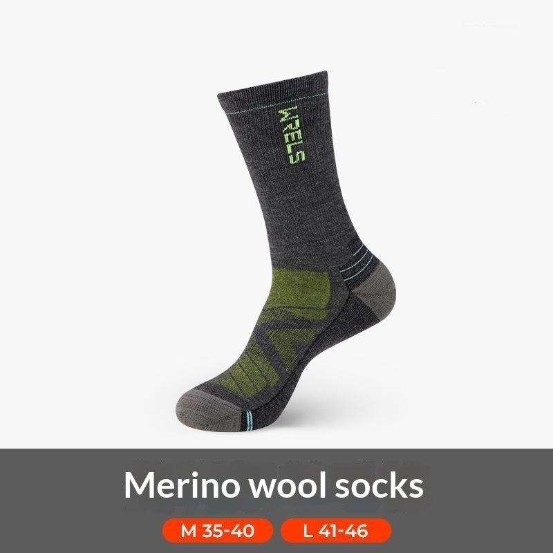 Chaussettes chaudes montantes — marche et randonnée — coloris