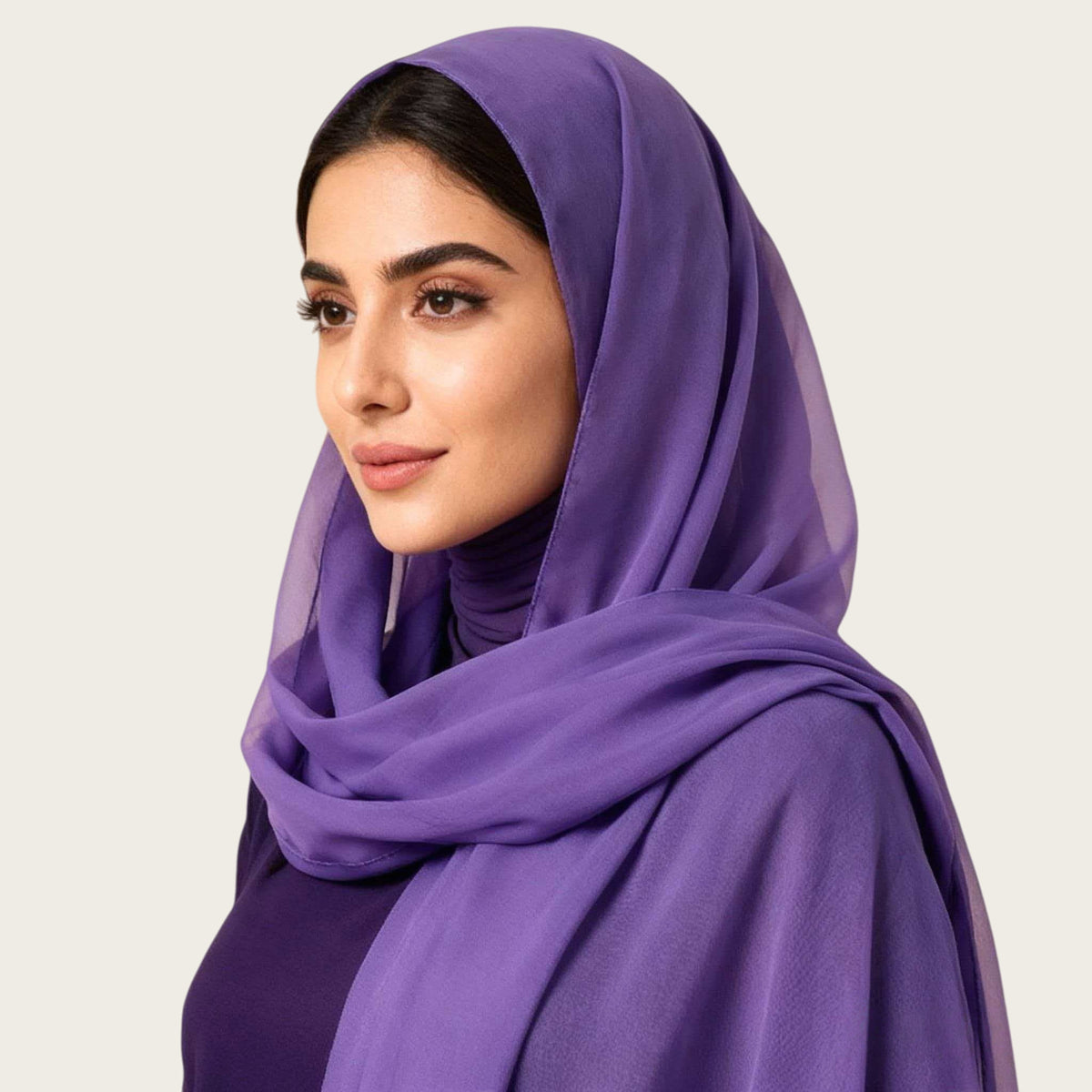 Écharpe en velours de mousseline 70 × 180 cm — 16 coloris un — coloris