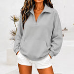 Sweat épaules tombantes — coupe ample, automne-hiver