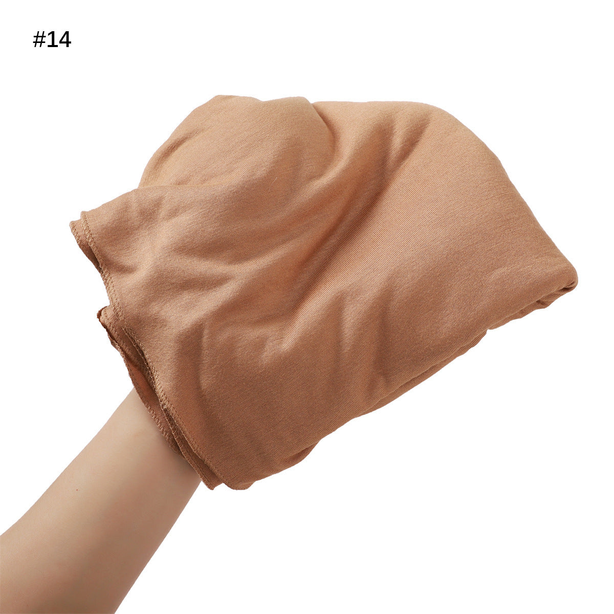 Turban en coton mercerisé grande taille — 33 coloris unis — coloris