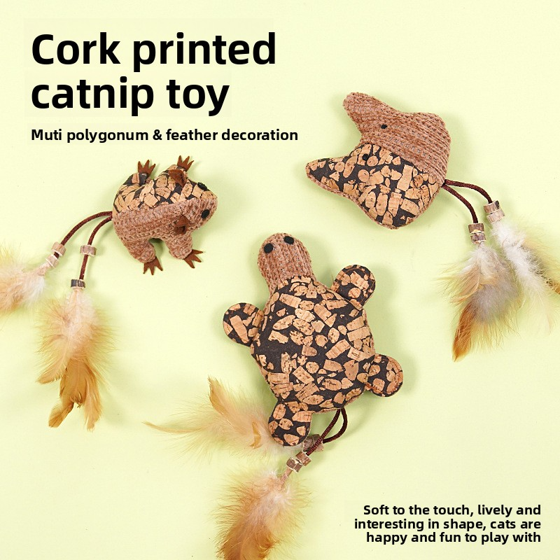 Canne à pêche pour chat, souris et plumes