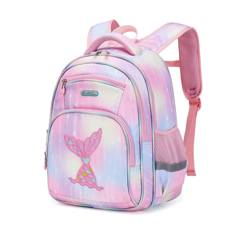 Cartable enfant léger — dos matelassé, format école — coloris