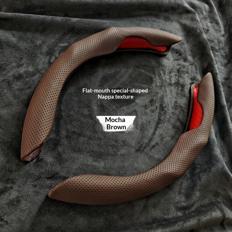 Manchons de volant en cuir synthétique grain Nappa — coloris