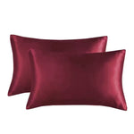 Taie d’oreiller en satin, toucher soyeux