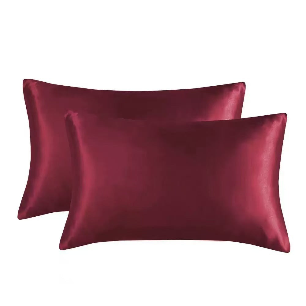 Taie d’oreiller en satin, toucher soyeux