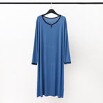 Peignoir long sous le genou — tombé souple