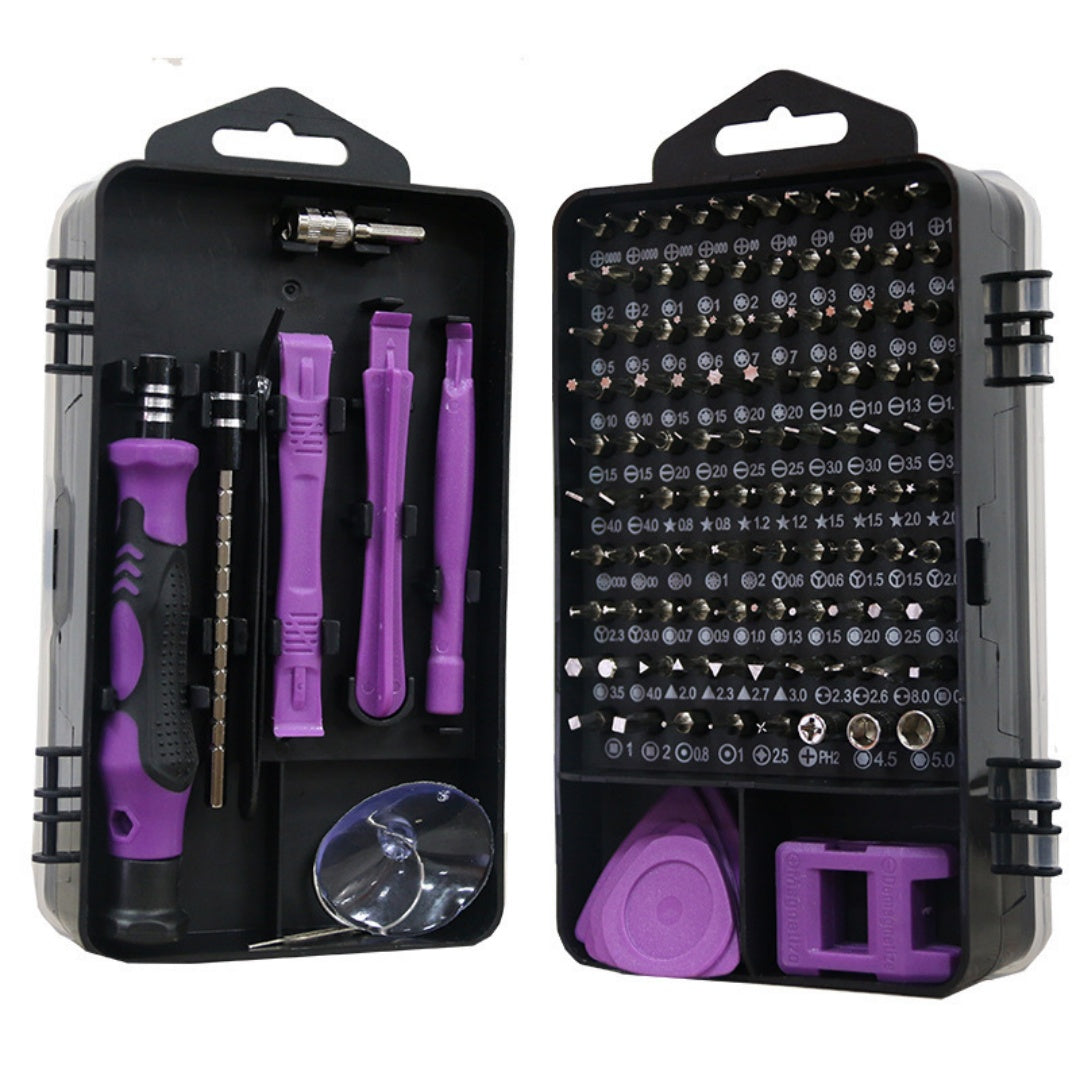 Coffret de tournevis de précision 115 en 1 — embouts magnéti — coloris